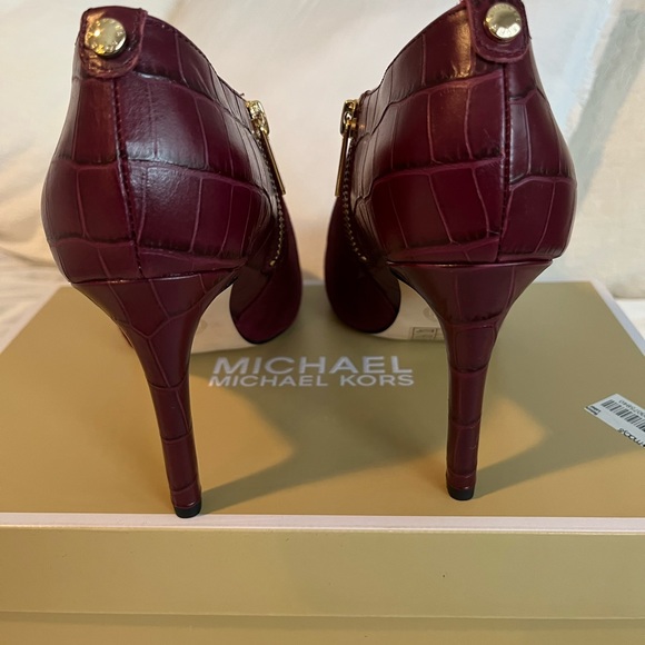 NIB Michael Kors Merlot suede “Sammy” ankle boot 7m - Picture 5 of 11